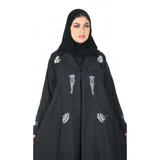 عباية تفتة كوري مع شك يدوي 5050