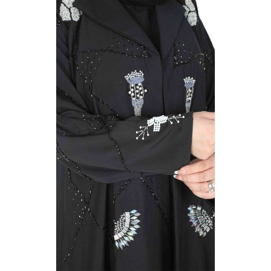 عباية تفتة كوري مع شك يدوي 5050