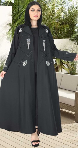 عباية تفتة كوري مع شك يدوي 5050