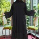 عباية اسود شك وتطريز 5036