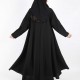 عباية دبل كلوش خطوط اسود 5017