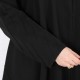 عباية دبل كلوش خطوط اسود 5017