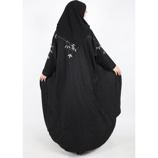 عباية فراشة شك وتطريز زري 5021