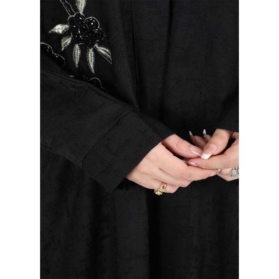 عباية فراشة شك وتطريز زري 5021