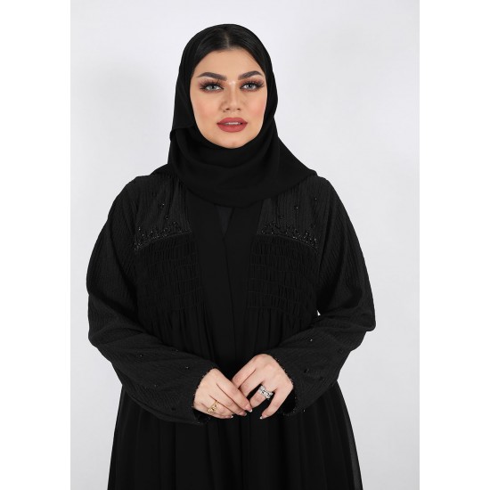 عباية اسود شك في الامام والخلف والكم 5035