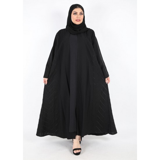 عباية نص كلوش كم مربع 5007