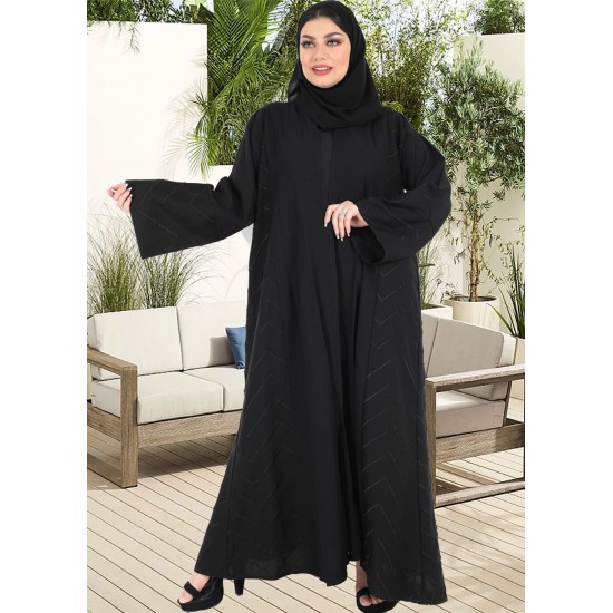 عباية نص كلوش كم مربع 5007
