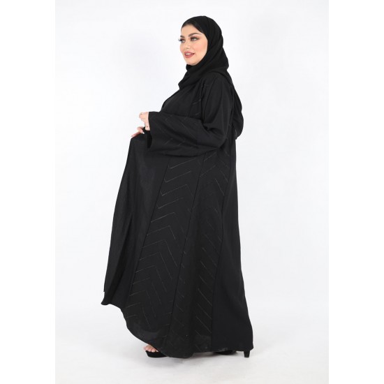 عباية نص كلوش كم مربع 5007
