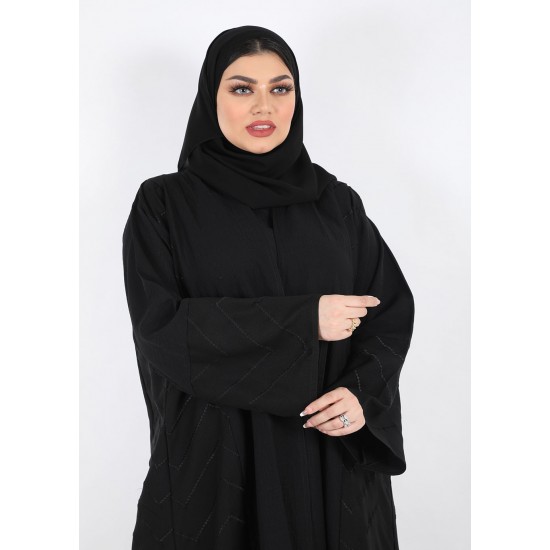 عباية نص كلوش كم مربع 5007