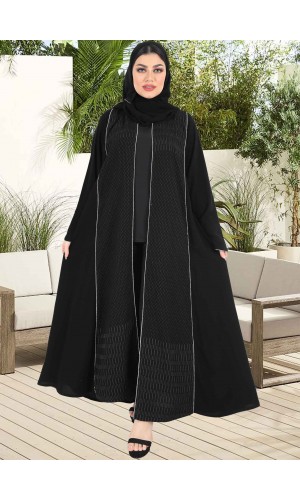 عباية الفوكرو تحديد كرستال سلفر 5044