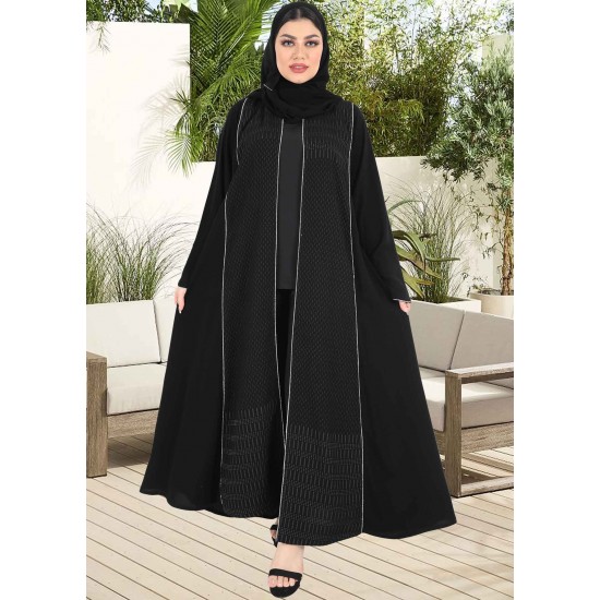عباية الفوكرو تحديد كرستال سلفر 5044