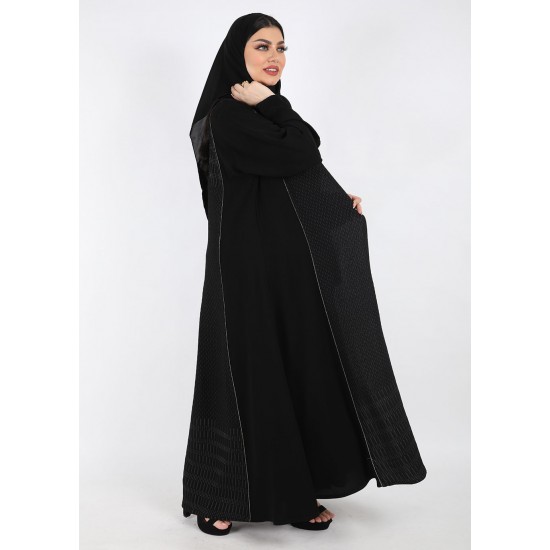 عباية الفوكرو تحديد كرستال روز جولد 5043