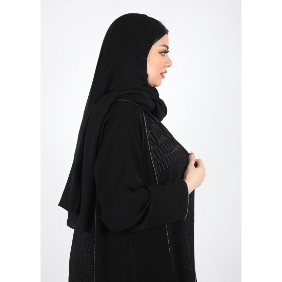 عباية الفوكرو تحديد كرستال روز جولد 5043