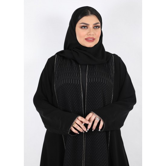 عباية الفوكرو تحديد كرستال روز جولد 5043