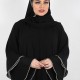 عباية كلوش طبقات تطريز سكري 5030