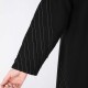 عباية دبل كلوش خطوط بيج 5018