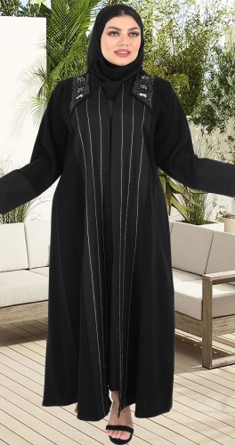 عباية كريب اندنوسي شك في الياقة 5025