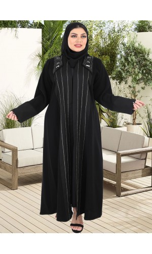 عباية كريب اندنوسي شك في الياقة 5025