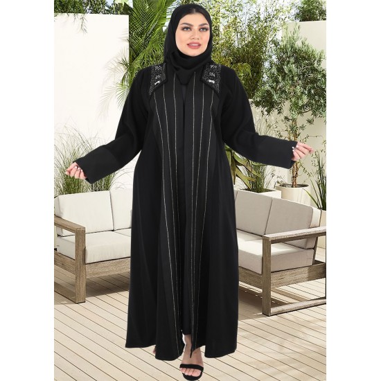 عباية كريب اندنوسي شك في الياقة 5025