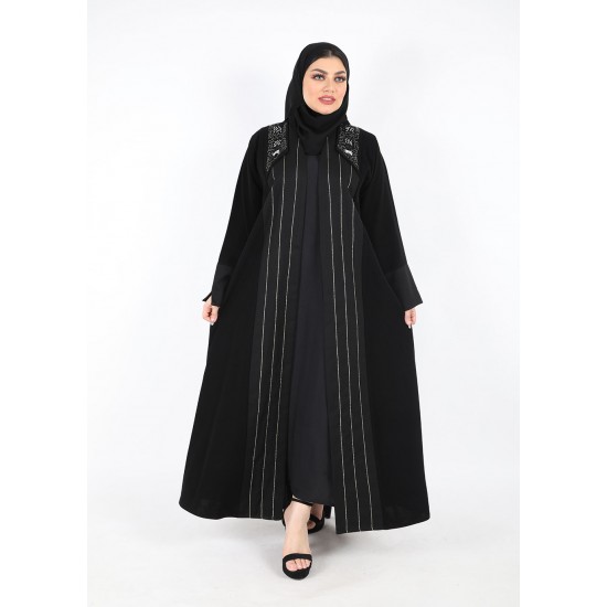 عباية كريب اندنوسي شك في الياقة 5025