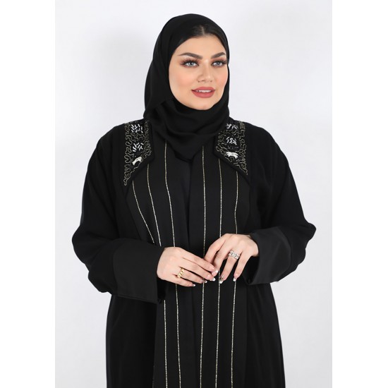 عباية كريب اندنوسي شك في الياقة 5025