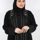 عباية كريب اندنوسي شك في الياقة 5025
