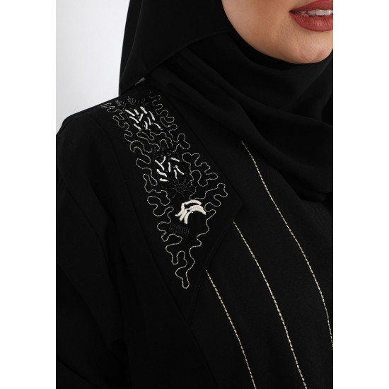 عباية كريب اندنوسي شك في الياقة 5025