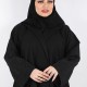 عباية اسود كم مربع مطرز 5041