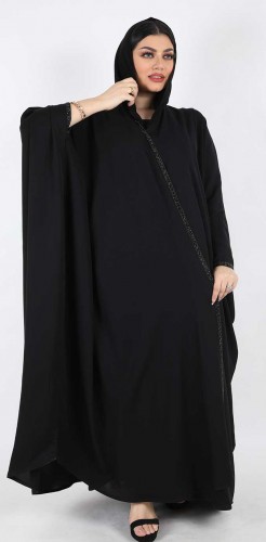 عباية اسود بشت كلفة اسود  في الامام والكم 5032