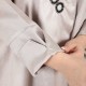 عباية تفتة شك في الياقة بيج 5049